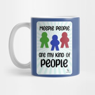 Meeple People Fun Board Game Night Slogan Mug